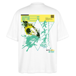 Solvatrix, Schmetterling, 1st | Blaster, Oversize Bio T-Shirt, Unisex - Weiß
