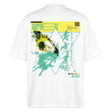 Solvatrix, Schmetterling, 1st | Blaster, Oversize Bio T-Shirt, Unisex - Weiß