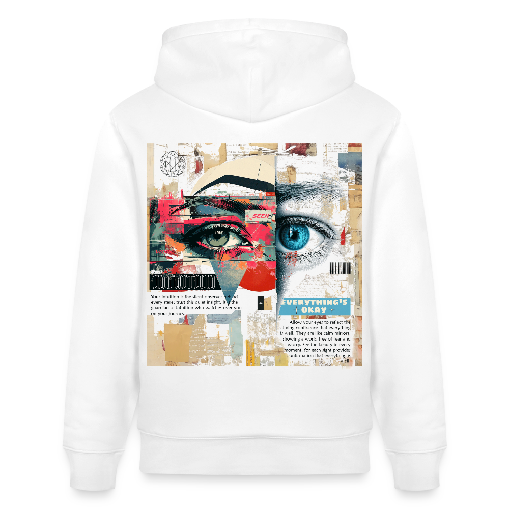 Marsyros, Augen, 1st | Cruiser, Unisex Bio-Hoodie - Weiß