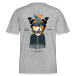 Siriothis, Schmetterling, 1st | Essential, Relaxed Fit Unisex Bio T-Shirt - Grau meliert