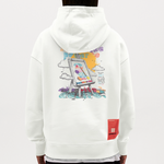 Noctharius, Malen, 1st | Heavyweight Oversized Bio Hoodie, Unisex - OFF WHITE
