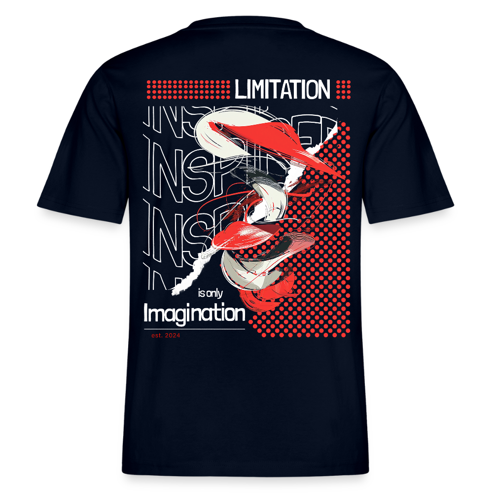 Xiwangmu, Muschel, 1st | Essential, Relaxed Fit Unisex Bio T-Shirt - Navy