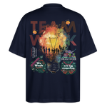 Inari, Glühbirne, 1st | Blaster, Oversize Bio T-Shirt, Unisex - Navy