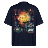 Inari, Glühbirne, 1st | Blaster, Oversize Bio T-Shirt, Unisex - Navy