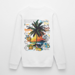 Magnarion, Palmen, 1st | Roller, Unisex Bio-Sweatshirt - Weiß