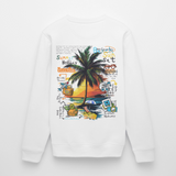 Magnarion, Palmen, 1st | Roller, Unisex Bio-Sweatshirt - Weiß