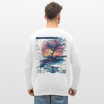 Oblivar, Baum, 1st | Roller, Unisex Bio-Sweatshirt - Weiß