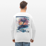 Oblivar, Baum, 1st | Roller, Unisex Bio-Sweatshirt - Weiß