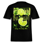 Kali, Limette, 1st | Essential, Relaxed Fit Unisex Bio T-Shirt - Schwarz