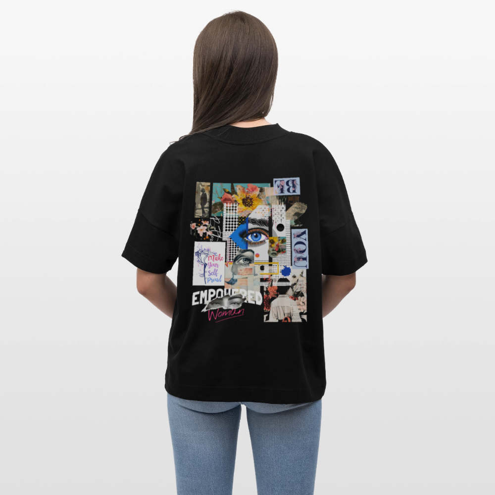 Jade, Augen, 1st | Blaster, Oversize Bio T-Shirt, Unisex - Schwarz