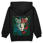 Irise, Leopard, 1st | Kinder Hoodie - Schwarz