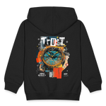 Demeteros, Uhr, 1st | Kinder Zip Hoodie - Schwarz