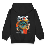 Demeteros, Uhr, 1st | Kinder Zip Hoodie - Schwarz