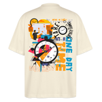 Arkenthos, Uhr, 1st | Blaster, Oversize Bio T-Shirt, Unisex - Weißgrau