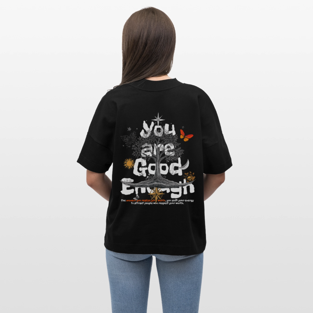 Anubis, Baum, 1st | Blaster, Oversize Bio T-Shirt, Unisex - Schwarz