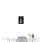 Dewrês, Frau, 1st | Poster 20x30 cm - Weiß