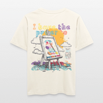 Noctharius, Malen, 1st | Essential, Relaxed Fit Unisex Bio T-Shirt - Naturweiß 