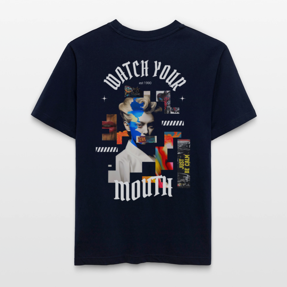Dewrês, Frau, 1st | Essential, Relaxed Fit Unisex Bio T-Shirt - Navy