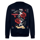 Hephani, Schlange, 1st | Roller, Unisex Bio-Sweatshirt - Navy