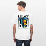 Aegirion, Planeten, 1st | Essential, Relaxed Fit Unisex Bio T-Shirt - Weiß