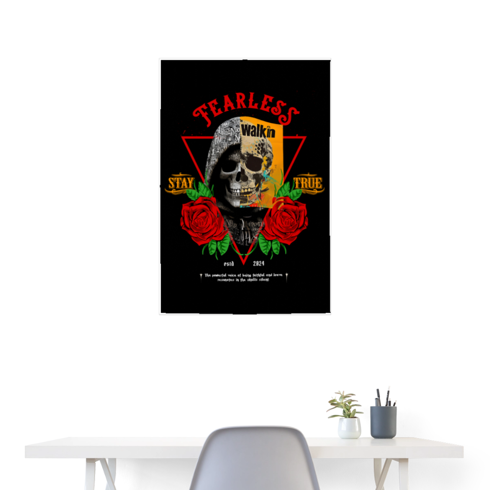 Şoreşvan, Totenkopf, 1st | Poster 60x90 cm - Weiß