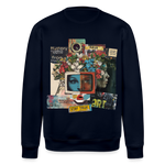 Baranê, Fernseher, 1st | Roller, Unisex Bio-Sweatshirt - Navy
