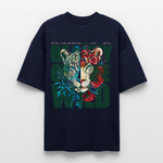 Irise, Leopard, 1st | Blaster, Oversize Bio T-Shirt, Unisex - Navy