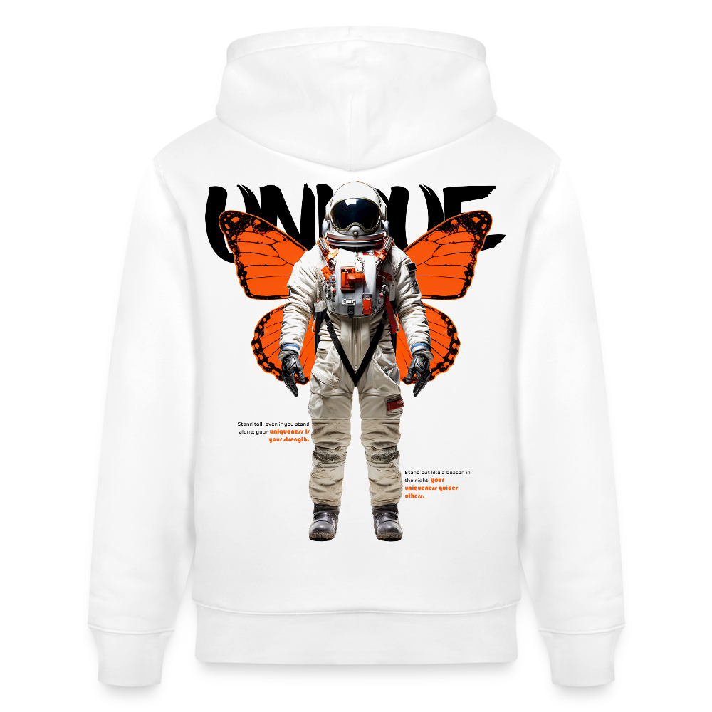 Lunaris, Astronaut, 1st | Cruiser, Unisex Bio-Hoodie - Weiß