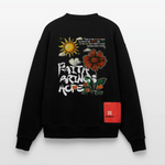Odin , Blume, 1st | Heavyweight Oversized Bio Sweater, Unisex - SOLID BLACK