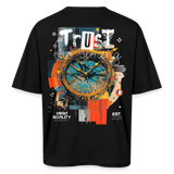Demeteros, Uhr, 1st | Breezy, Oversized Unisex T-Shirt - Schwarz