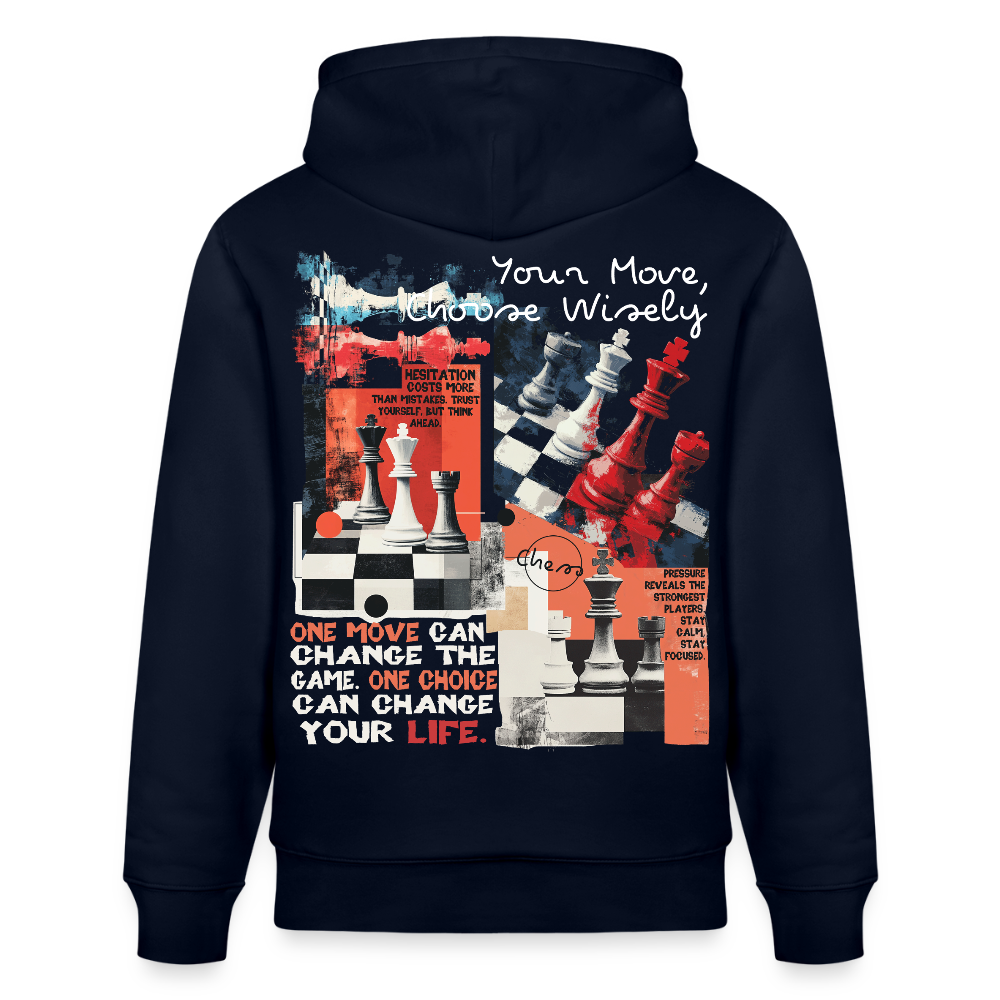 Heraa, Schach, 1st | Cruiser, Unisex Bio-Hoodie - Navy