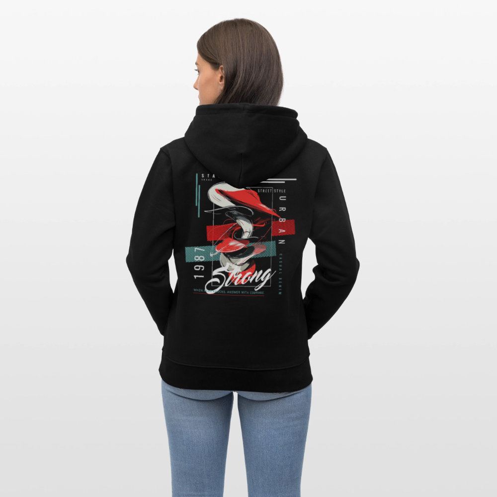 Guanyin, Muschel, 1st | Cruiser, Unisex Bio-Hoodie - Schwarz