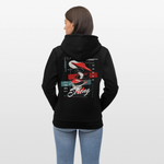 Guanyin, Muschel, 1st | Cruiser, Unisex Bio-Hoodie - Schwarz
