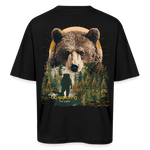 Ghadab, Bär, 1st | Breezy, Oversized Unisex T-Shirt - Schwarz