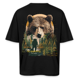 Ghadab, Bär, 1st | Breezy, Oversized Unisex T-Shirt - Schwarz