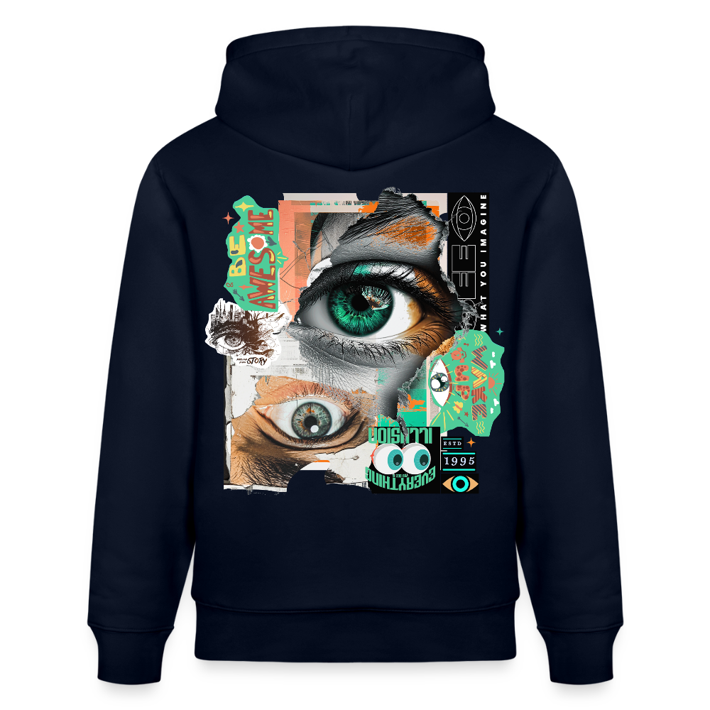 Siegfried, Augen, 1st | Cruiser, Unisex Bio-Hoodie - Navy