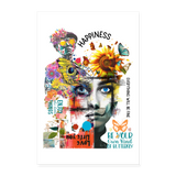 Verdantis, Blaue Augen, 1st | Poster 60x90 cm - Weiß