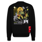 Ryujin, Falke, 1st | Heavyweight Oversized Bio Sweater, Unisex - SOLID BLACK