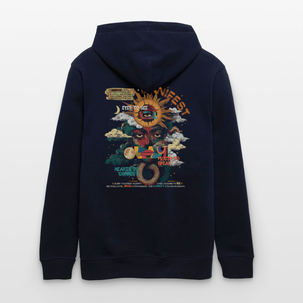 Ruqayya, Sonne, 1st | Cruiser, Unisex Bio-Hoodie - Navy