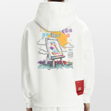 Noctharius, Malen, 1st | Heavyweight Oversized Bio Hoodie, Unisex - OFF WHITE