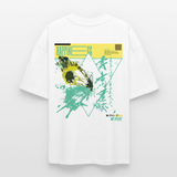 Solvatrix, Schmetterling, 1st | Blaster, Oversize Bio T-Shirt, Unisex - Weiß