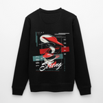 Guanyin, Muschel, 1st | Roller, Unisex Bio-Sweatshirt - Schwarz