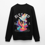 Posei, Taube, 1st | Roller, Unisex Bio-Sweatshirt - Schwarz