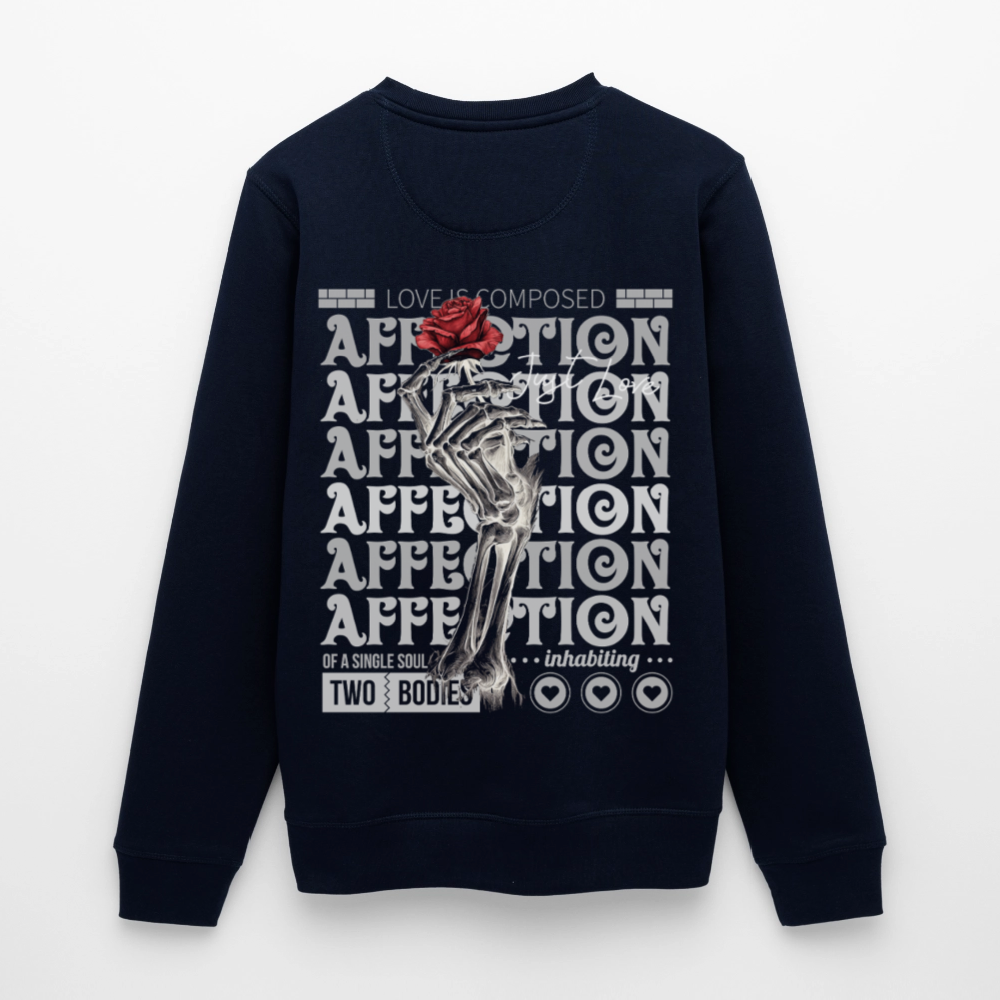 Zeusun, Rose, 1st | Roller, Unisex Bio-Sweatshirt - Navy