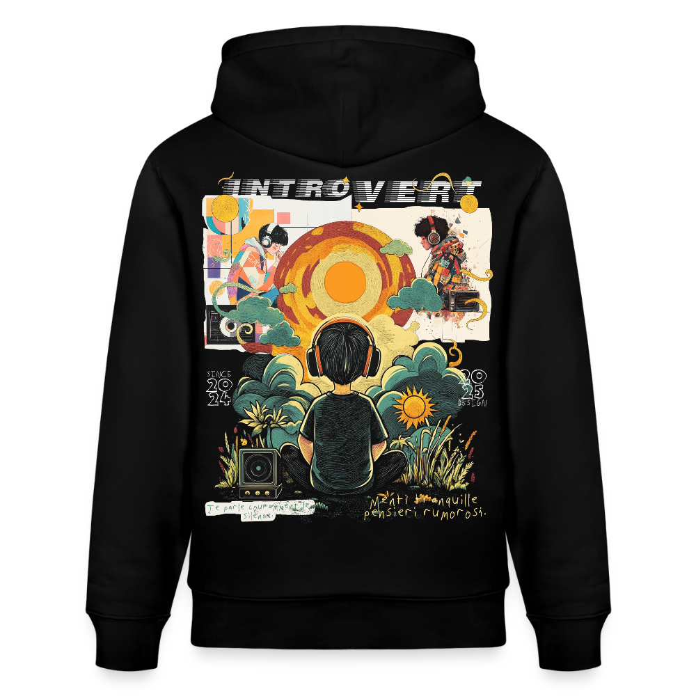 Hermesan, Kindheit, 1st | Cruiser, Unisex Bio-Hoodie - Schwarz