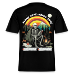 Tethyan, Skelet, 1st | Essential, Relaxed Fit Unisex Bio T-Shirt - Schwarz