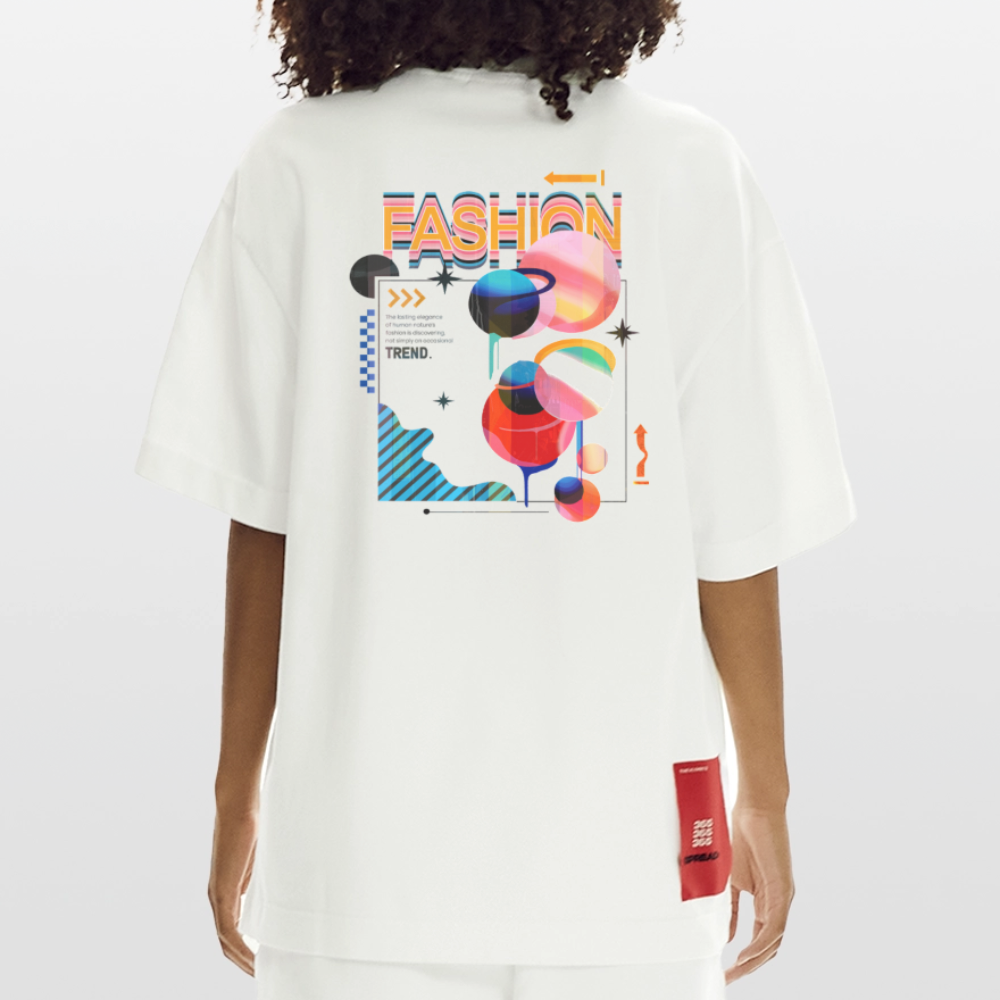 Ragnarion, Planeten, 1st | Heve, Heavyweight Oversized Bio T-Shirt, Unisex - OFF WHITE