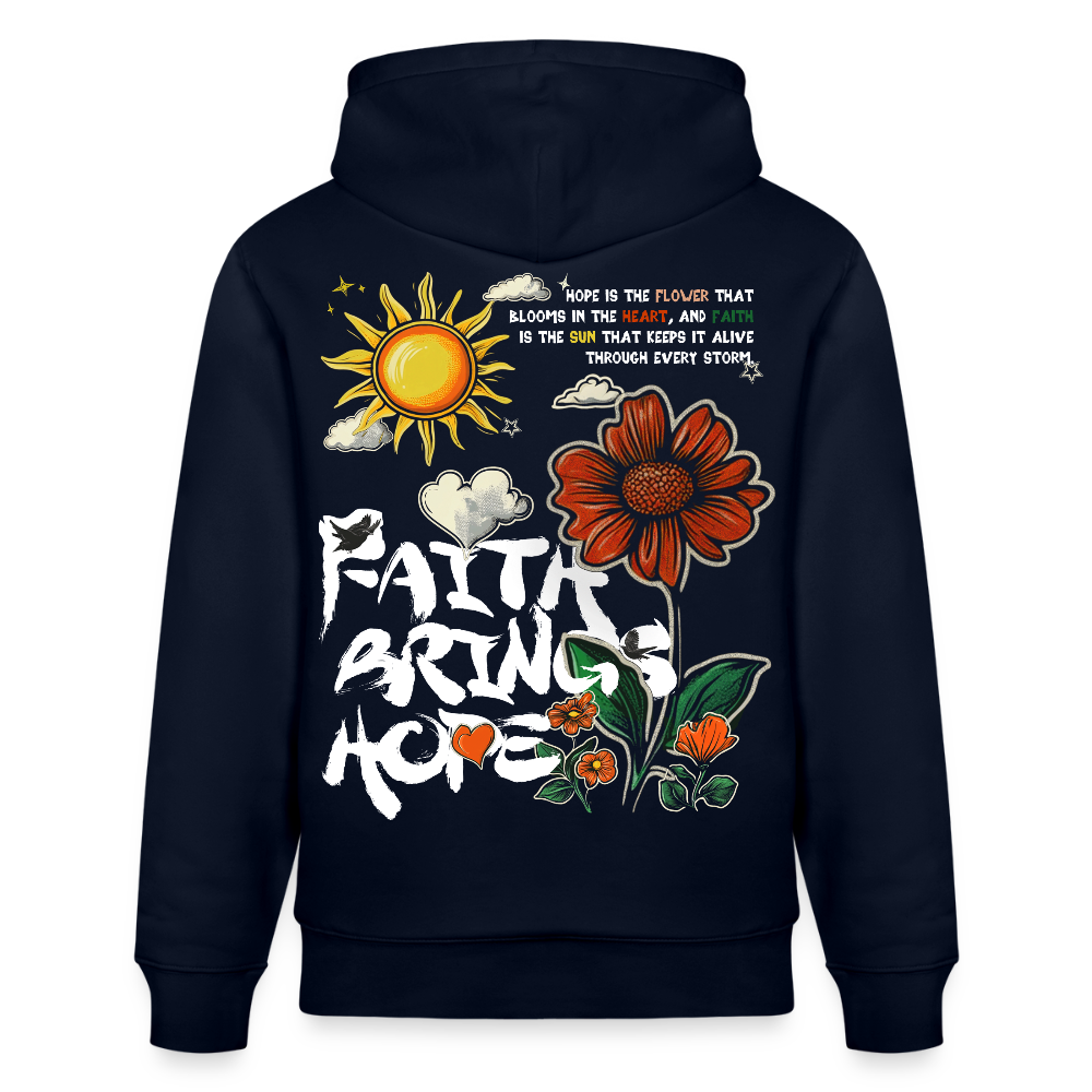Odin , Blume, 1st | Cruiser, Unisex Bio-Hoodie - Navy