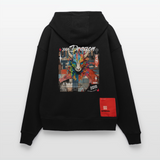 Nezha, Drache, 1st | Heavyweight Oversized Bio Hoodie, Unisex - SOLID BLACK