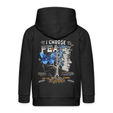 Ravana , Baum, 1st | Kinder Zip Hoodie - Schwarz